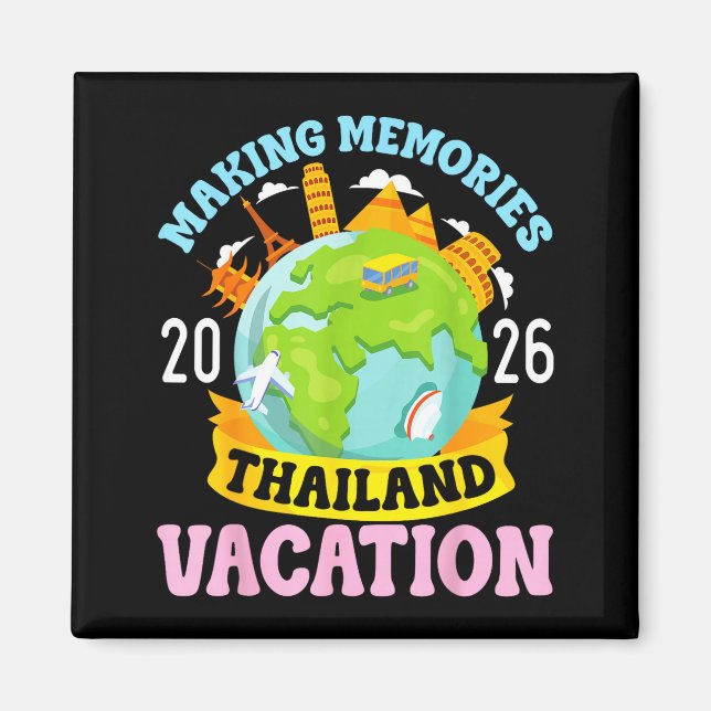 Imã Thailand Vacation 2026 Travel Making Memories Fami (Frente)