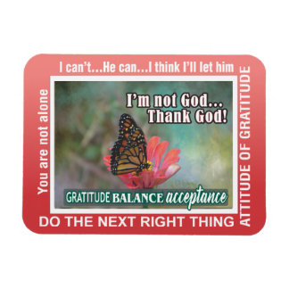 Ímã thank God  slogans butterflies Magnet