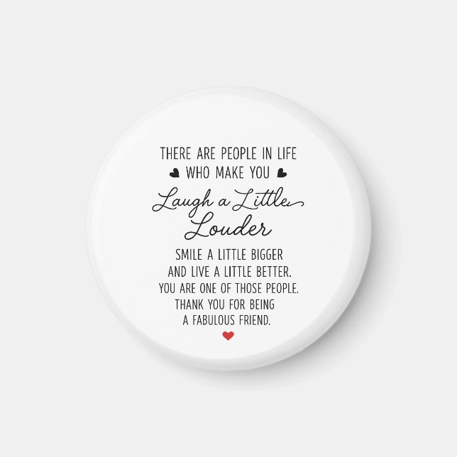 Imã Thanks for being a fabulous friend (Frente)