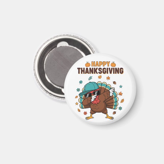 Imã Thanksgiving Dabbing Turkey (Front/Back)