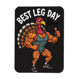 Ímã Thanksgiving Leg Day Magnet