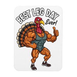 Ímã Thanksgiving Leg Day Magnet