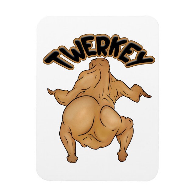 Ímã Thanksgiving Twerkey Magnet (Vertical)