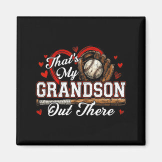 Imã That's grandson out there women baseball grandma