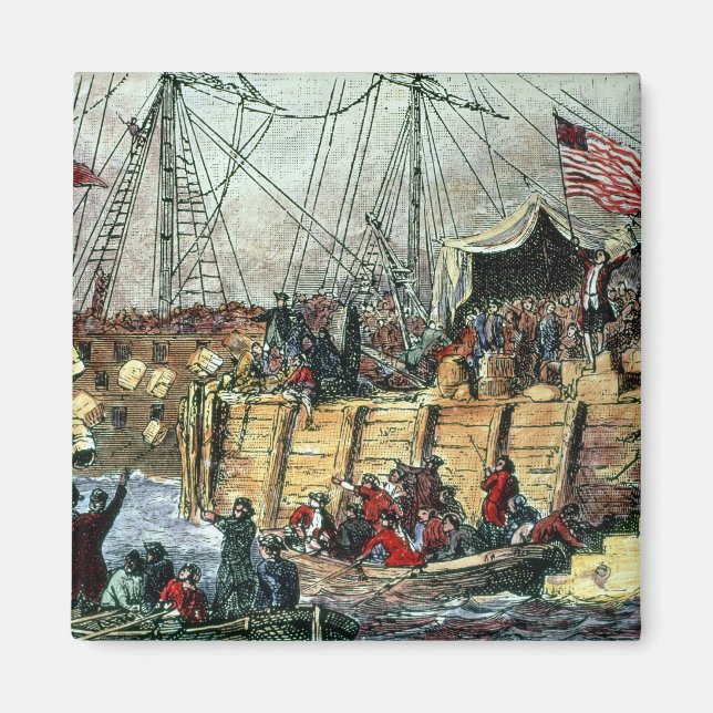 Imã The Boston Tea Party, 16 de dezembro de 1773 (Frente)
