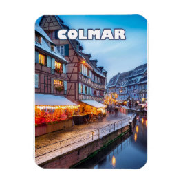 Ímã The charm of the Colmar Christmas market