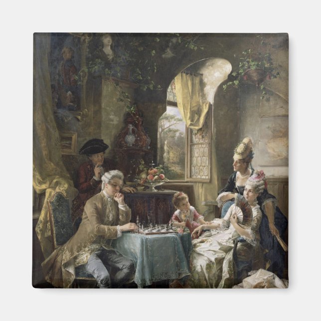 Imã The Chess Players, 1887 2 (Frente)