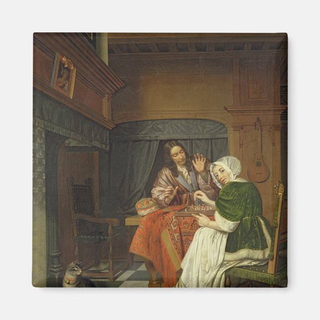 Imã The Chess Players, c.1670 (Frente)