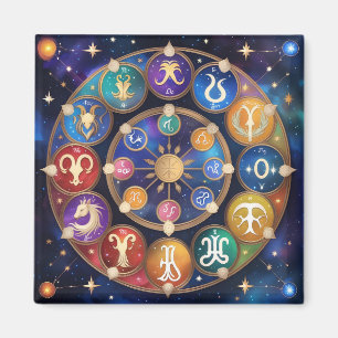 Imã the circle with the zodiac signs