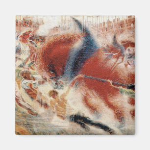 Imã The City Rises (por Umberto Boccioni)