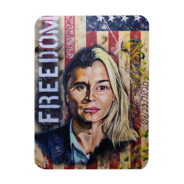 Ímã The Cost of Freedom - American Patriot Artwork (Vertical)