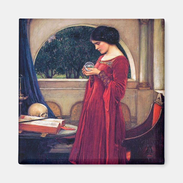 Imã The Crystal Ball, John William Waterhouse (Frente)