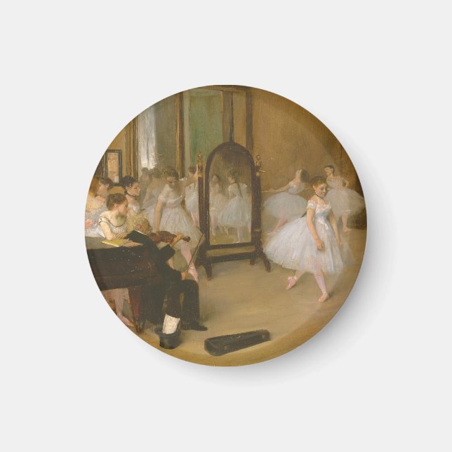Imã The Dancing Class (1870) Edgar Degas (Frente)
