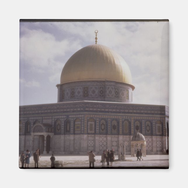 Imã The Dome of the Rock, construída AD 692 (Frente)