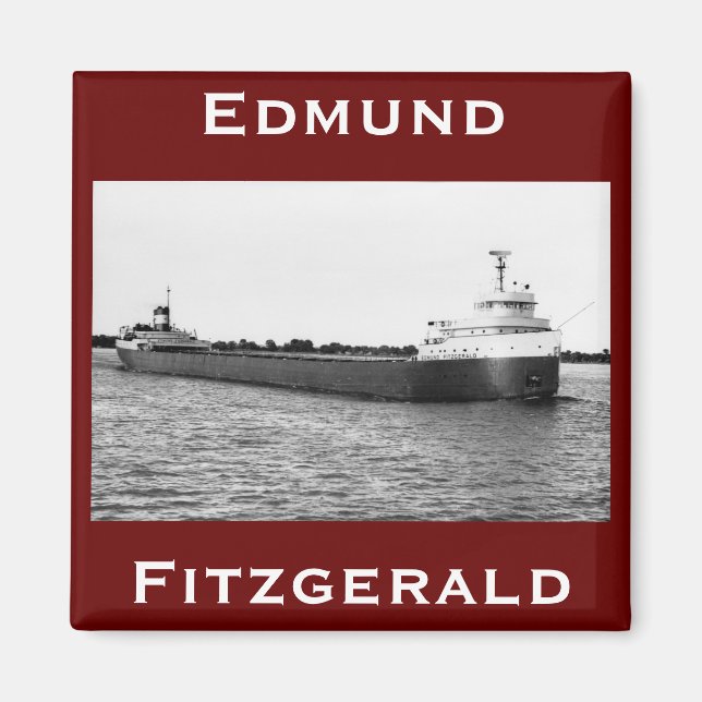 Imã The Edmund Fitzgerald on the St. Clair River (Frente)