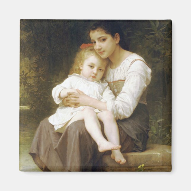 Imã The Elder Sister (por William Bouguereau) (Frente)