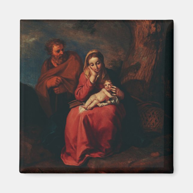 Imã The Flight into Egypt by Abraham Bloemaert  (Frente)