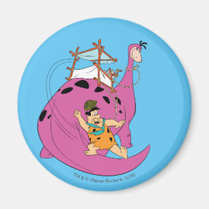 Imã The Flintstones   Fred Sliding Down Tail