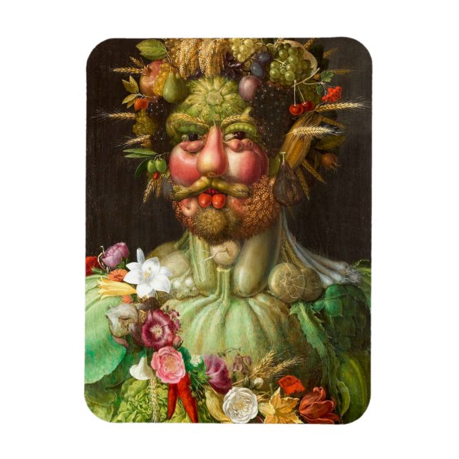 Ímã The Four Seasons: Vertumnus - Giuseppe Arcimboldo (Vertical)