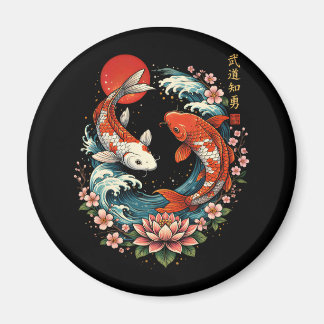 Imã The Great Wave Off Koi Fish 