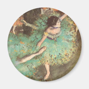 Imã The Green Dancer by Edgar Degas, Vintage Ballet