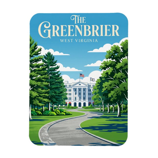 Ímã The Greenbrier EUA (Vertical)