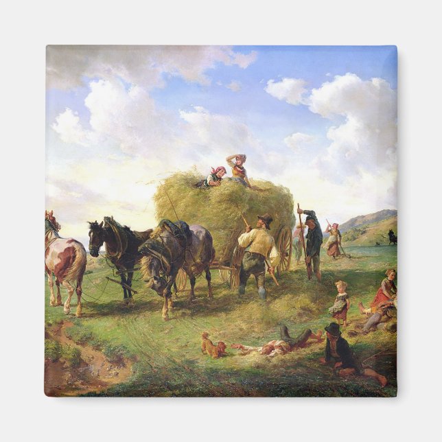 Imã The Hay Harvest, 1869 (Frente)