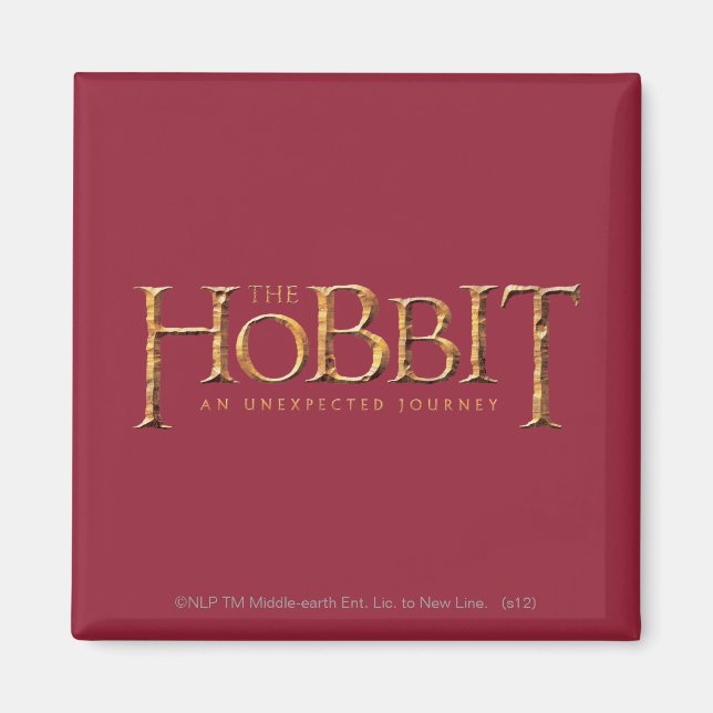 Imã The Hobbit Logo Textured (Frente)