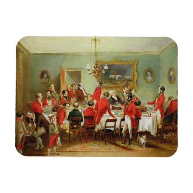 Ímã The Hunt Breakfast, Hall do Solteiro, 1836 (óleo l (Horizontal)