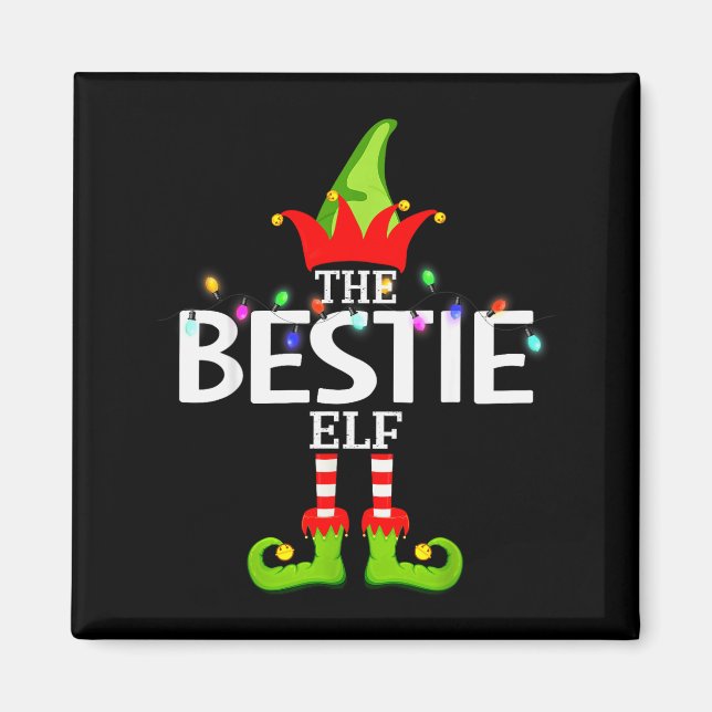 Imã The Ie Elf Christmas Matching Pajamas  (Frente)