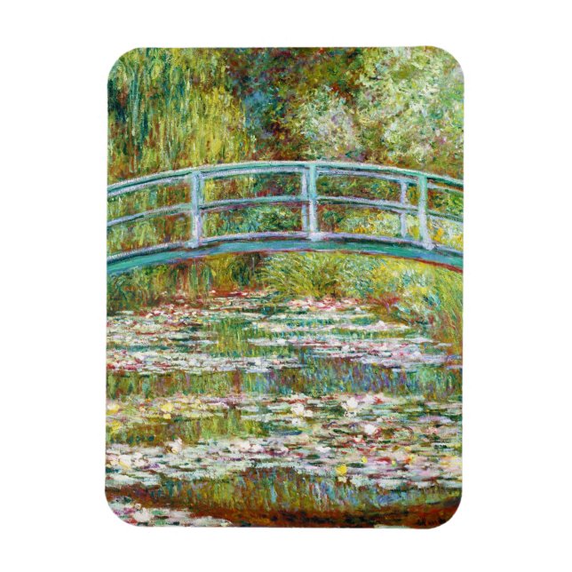 Ímã The Japan Bridge 1899 Claude Monet (Vertical)