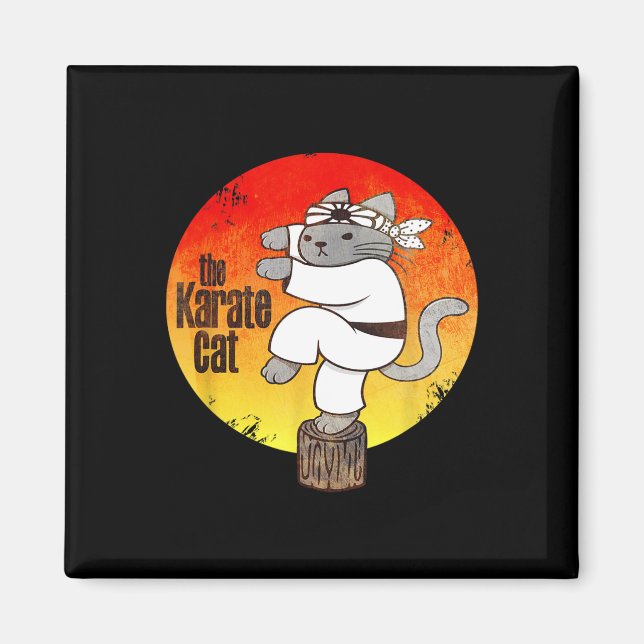 Imã The Karate Cat (Versão em apuros) (Frente)