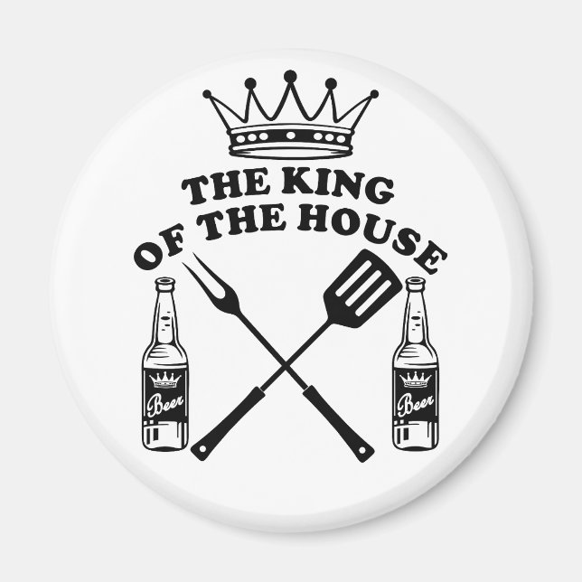 Imã The King of the House Beer (Frente)