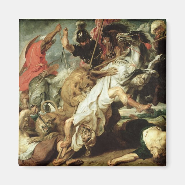 Imã The Lion Hunt, 1621 (Frente)