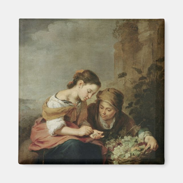 Imã The Little Fruta-Seller, 1670-75 (Frente)