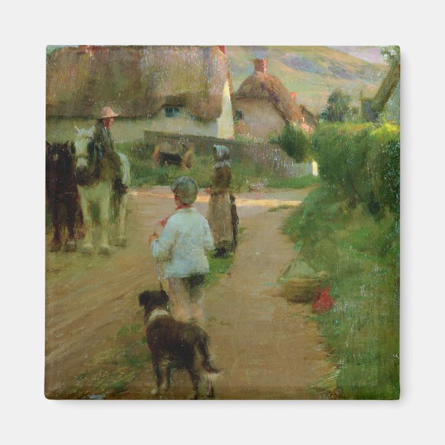 Imã The Loiterers, 1888 (óleo na canvas) (Frente)