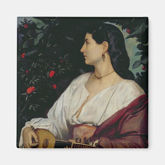 Imã The Mandolin Player, 1865 (Frente)