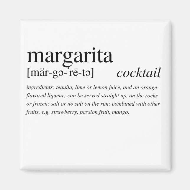 Imã The Margarita - the perfect tequila cocktail (Frente)