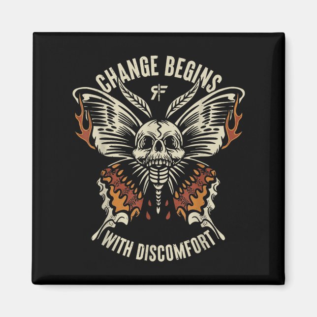 Imã The Marisa Butterfly Skull Change Begin With Disco (Frente)