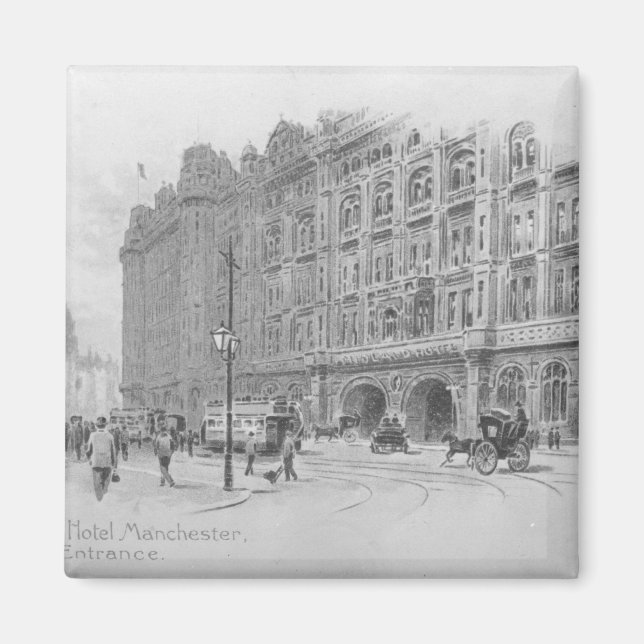 Imã The Midland Hotel, Manchester, c.1910 (Frente)