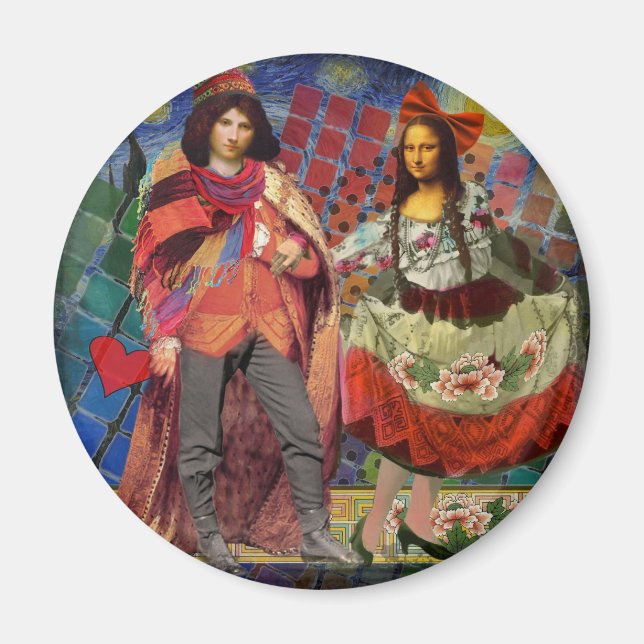 Imã The Mona Lisa in Love (Frente)