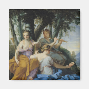Imã The Muses, Clio, Euterpe e Thalia, c.1652-55