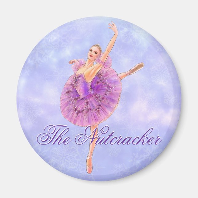 Imã The Nutcracker Ballet Sugar Plum Fairy Magnet (Frente)