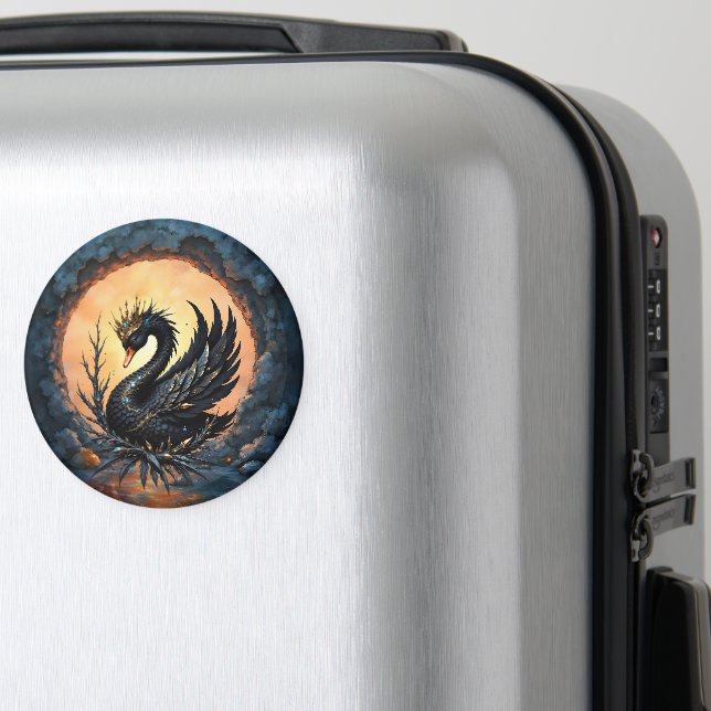 Imã The Obsidian Swan of Moonlit Grace. In the twiligh (In Situ (Luggage))