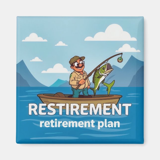 Imã  The Perfect Retirement Plan (Frente)