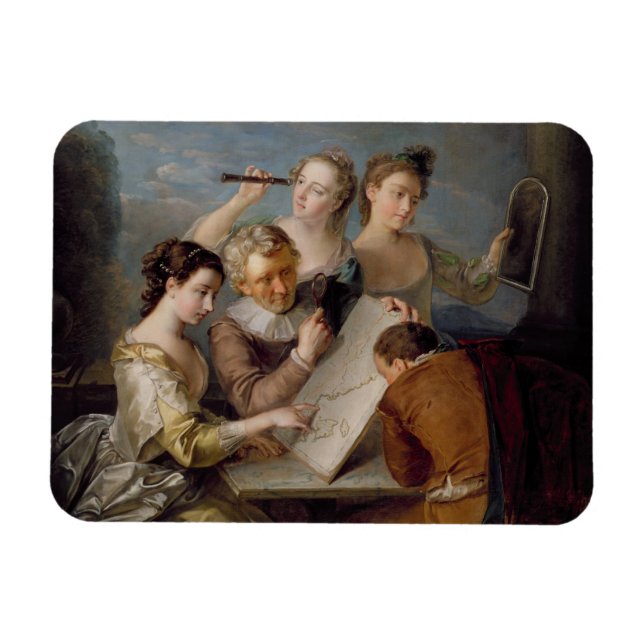 Ímã The Sense of Sight, c.1744-47 (óleo na canvas) (Horizontal)