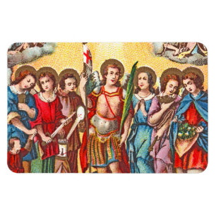 Ímã The Seven Archangels (CP 001; Chromolithograph)