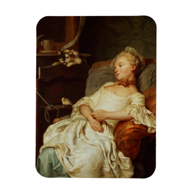 Ímã The Sleeper, 1759 (óleo na canvas) (Vertical)