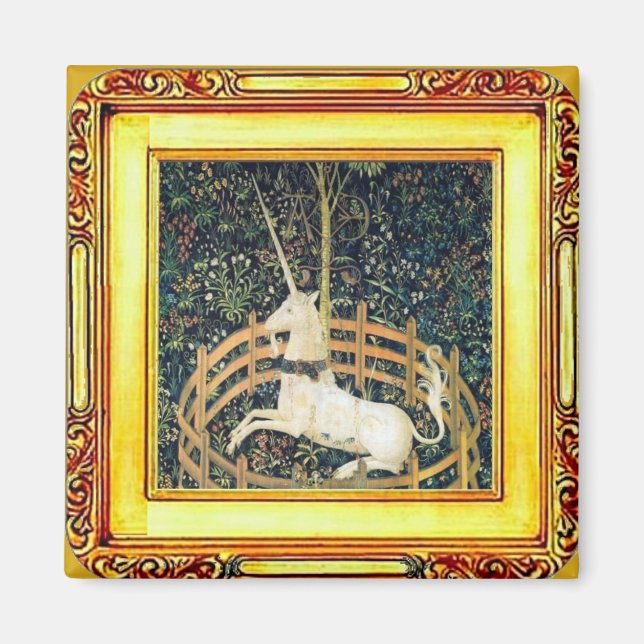 Imã The Unicorn Tapestry Magnet (Frente)