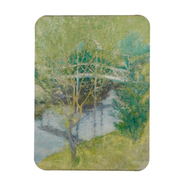 Ímã The White Bridge, c.1895 (óleo na canvas) (Vertical)